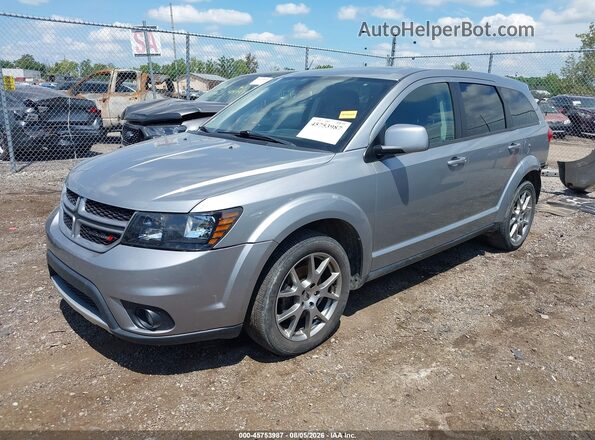 3C4PDDEG1KT739335 2019 DODGE JOURNEY Silver Vista tres cuartos delantera izquierda
