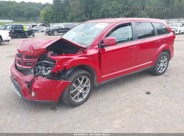 3C4PDDEG1KT794741 2019 DODGE JOURNEY Red წინა მარცხენა ხედი სამი მეოთხედიდან
