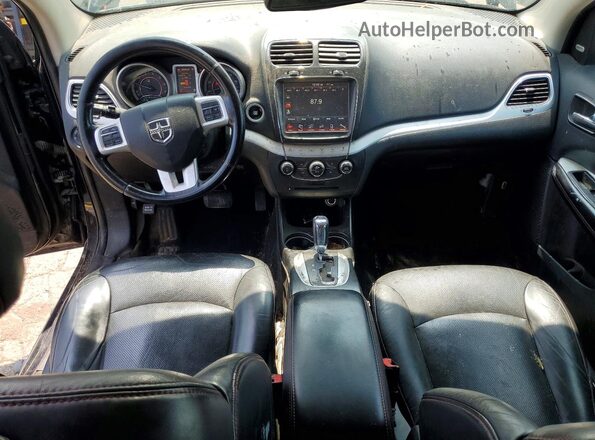 3C4PDDEG2HT502684 2017 DODGE JOURNEY Black Dashboard view