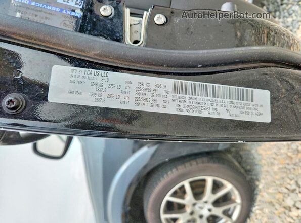 3C4PDDEG2KT859533 2019 DODGE JOURNEY Black Vista interior de 360 grados