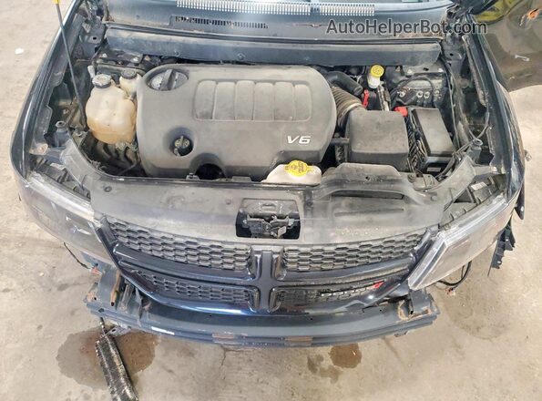 3C4PDDEG3HT703428 2017 DODGE JOURNEY Black ძრავის განყოფილების ხედი