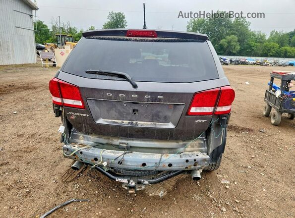 3C4PDDEG3JT159213 2018 DODGE JOURNEY Gray უკანა ხედი