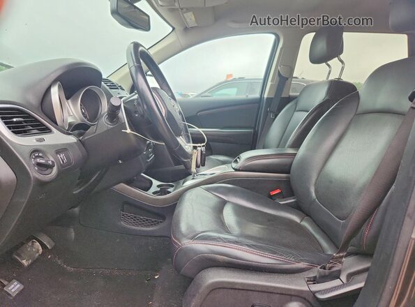 3C4PDDEG3JT159213 2018 DODGE JOURNEY Gray წინა სალონის ხედი