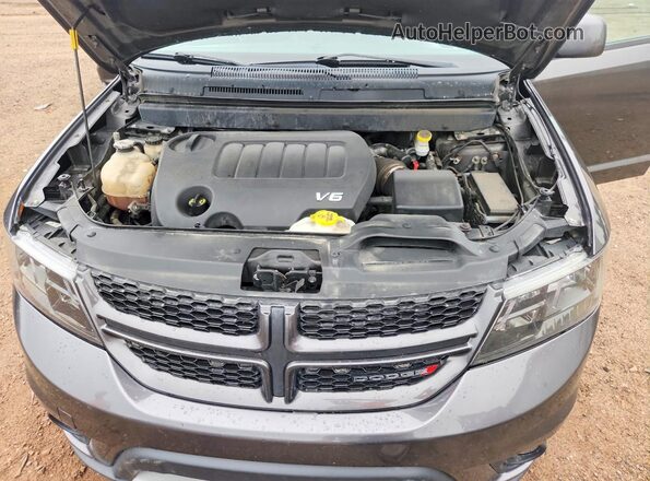 3C4PDDEG3JT159213 2018 DODGE JOURNEY Gray ძრავის განყოფილების ხედი