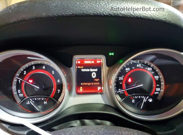 3C4PDDEG3JT530466 2018 DODGE JOURNEY White Սարքավորումների վահանակի տեսք