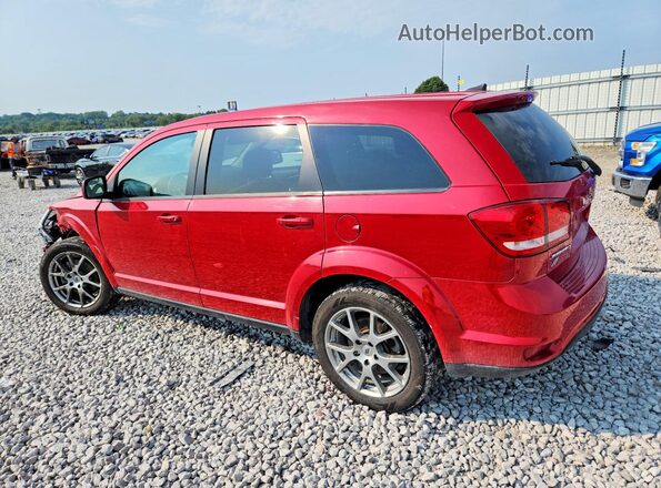 3C4PDDEG3KT687657 2019 DODGE JOURNEY Red Задня ліва чверть