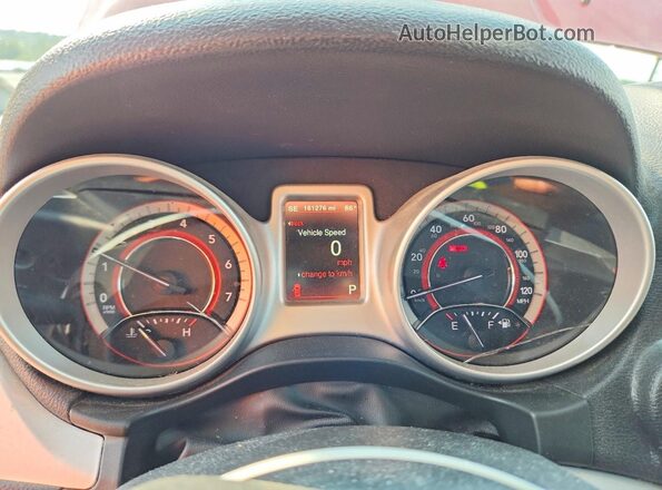 3C4PDDEG3KT687657 2019 DODGE JOURNEY Red Вид щитка приладів