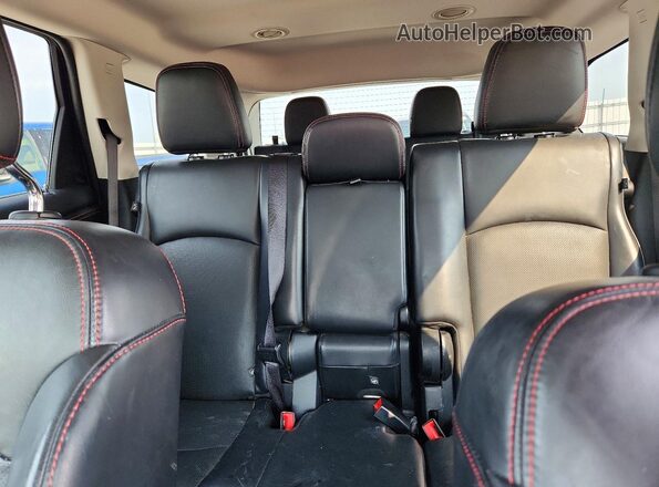 3C4PDDEG3KT687657 2019 DODGE JOURNEY Red Вид задніх сидінь