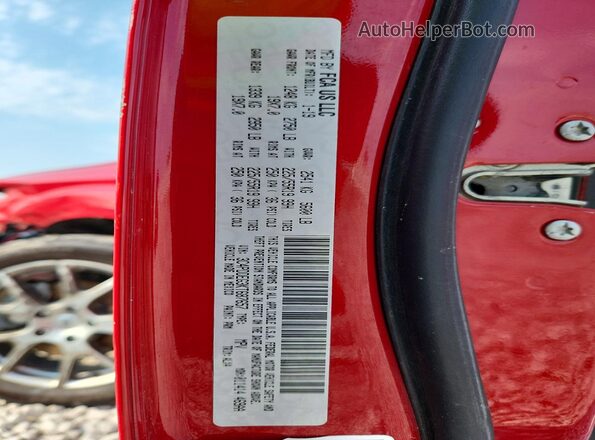 3C4PDDEG3KT687657 2019 DODGE JOURNEY Red Вид наклейки з VIN-кодом