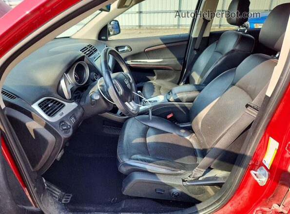 3C4PDDEG3KT687657 2019 DODGE JOURNEY Red Вид салону спереду