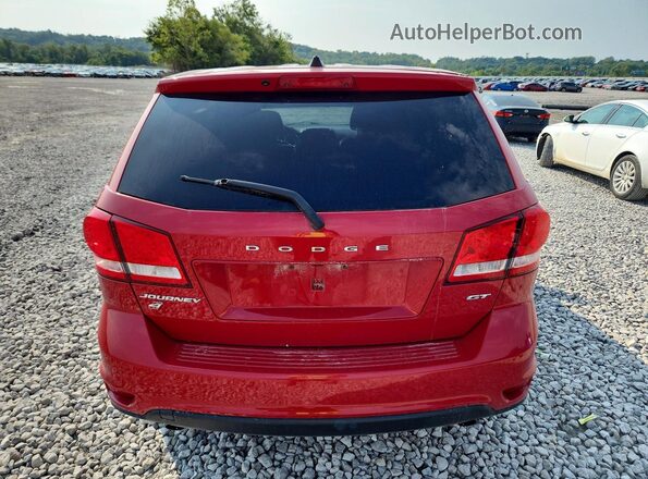 3C4PDDEG3KT687657 2019 DODGE JOURNEY Red Вид ззаду