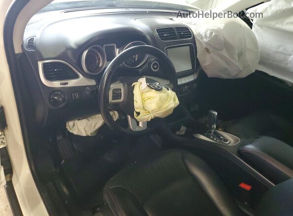 3C4PDDEG3KT739434 2019 DODGE JOURNEY White Vista del salpicadero