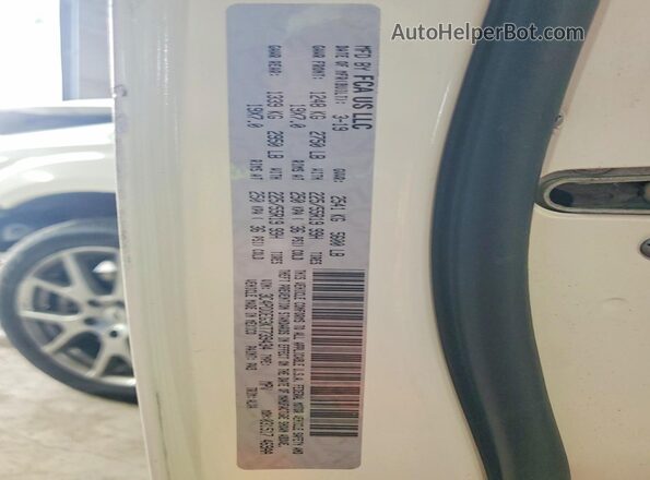 3C4PDDEG3KT739434 2019 DODGE JOURNEY White Vista de la etiqueta del VIN