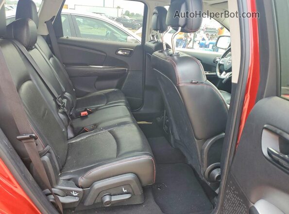 3C4PDDEG5HT616257 2017 DODGE JOURNEY Красный Вид задней части салона