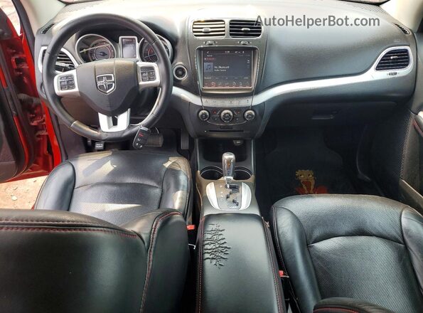 3C4PDDEG5HT616257 2017 DODGE JOURNEY Красный Вид панели приборов