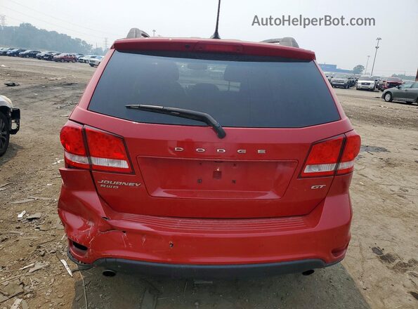 3C4PDDEG5HT616257 2017 DODGE JOURNEY Красный Вид сзади
