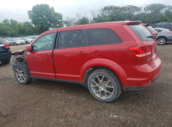 3C4PDDEG6GT133584 2016 DODGE JOURNEY Red Rear left