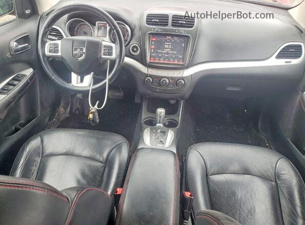 3C4PDDEG6GT133584 2016 DODGE JOURNEY Red Dashboard view