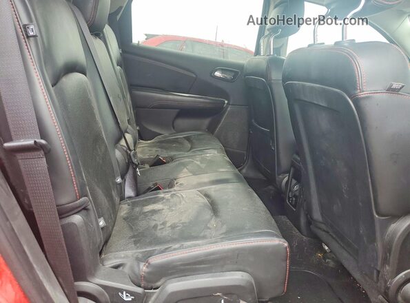 3C4PDDEG6GT133584 2016 DODGE JOURNEY Red Rear interior view