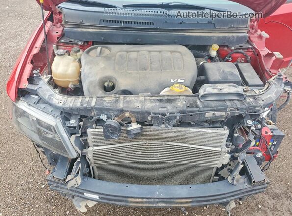 3C4PDDEG6GT133584 2016 DODGE JOURNEY Red Engine compartment view