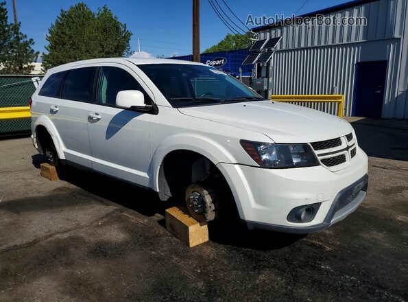 3C4PDDEG6JT389957 2018 DODGE JOURNEY Белый Передняя правая четверть