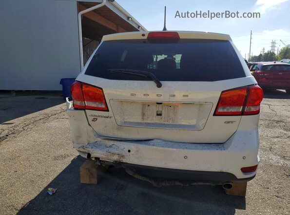 3C4PDDEG6JT389957 2018 DODGE JOURNEY Белый Вид сзади