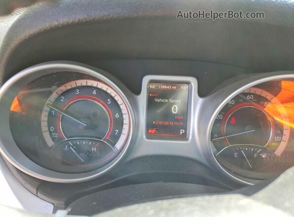 3C4PDDEG6JT389957 2018 DODGE JOURNEY Белый Вид щитка приборов