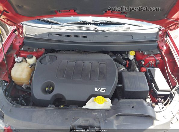 3C4PDDEG6KT785100 2019 DODGE JOURNEY Red Widok z tyłu
