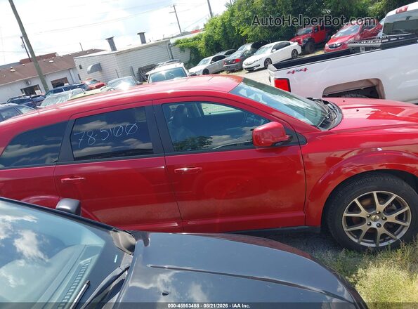 3C4PDDEG6KT785100 2019 DODGE JOURNEY Red Widok wnętrza z tyłu