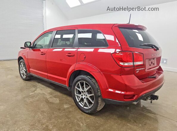 3C4PDDEG7JT323191 2018 DODGE JOURNEY Red Rear left