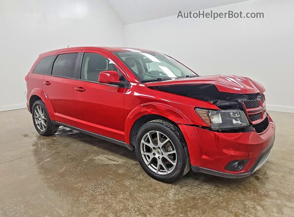 3C4PDDEG7JT323191 2018 DODGE JOURNEY Red Front right