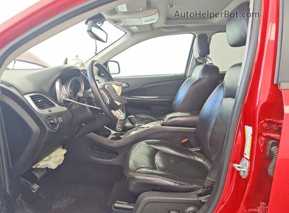 3C4PDDEG7JT323191 2018 DODGE JOURNEY Red Front interior view