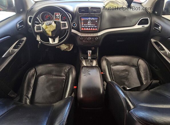 3C4PDDEG7JT323191 2018 DODGE JOURNEY Red Dashboard view