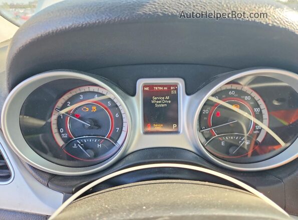 3C4PDDEG7KT720238 2019 DODGE JOURNEY White Instrument cluster view