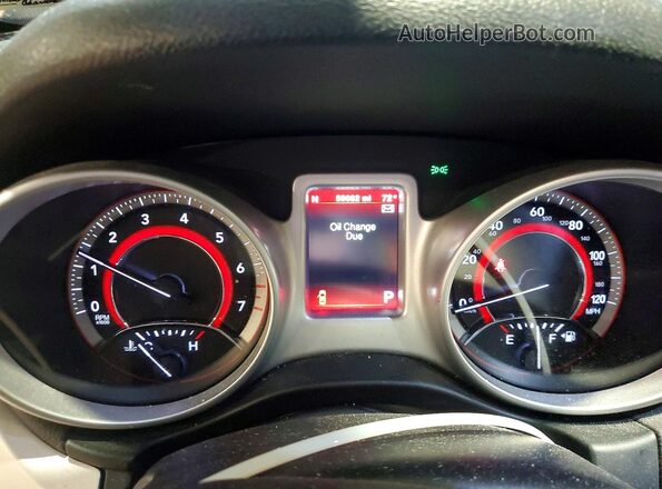 3C4PDDEG8HT644456 2017 DODGE JOURNEY Charcoal Instrument cluster view