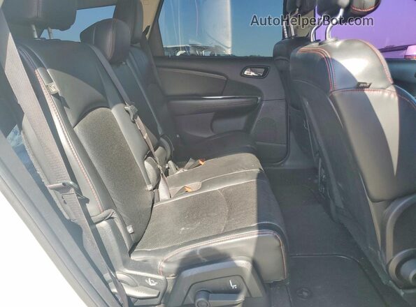 3C4PDDEGXGT168645 2016 DODGE JOURNEY White უკანა სავარძლების ხედი