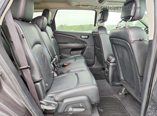 3C4PDDEGXHT704172 2017 DODGE JOURNEY Серый Вид задней части салона