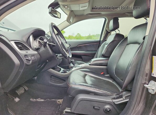3C4PDDEGXHT704172 2017 DODGE JOURNEY Серый Вид салона спереди
