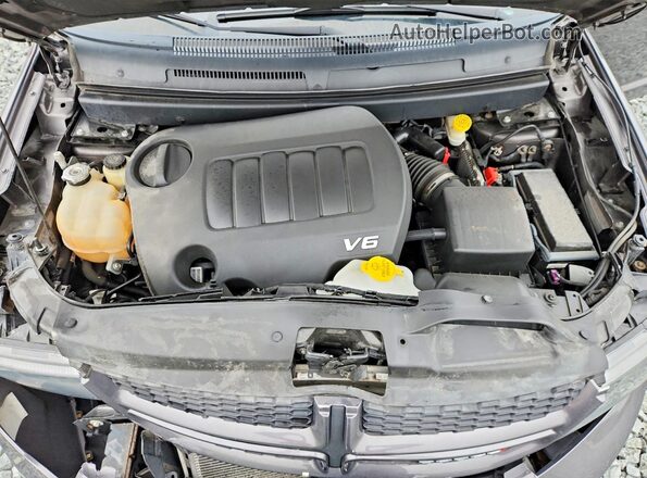 3C4PDDEGXHT704172 2017 DODGE JOURNEY Серый Вид подкапотного пространства