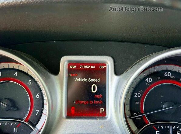 3C4PDDEGXJT172914 2018 DODGE JOURNEY Gray Вид панелі приладів
