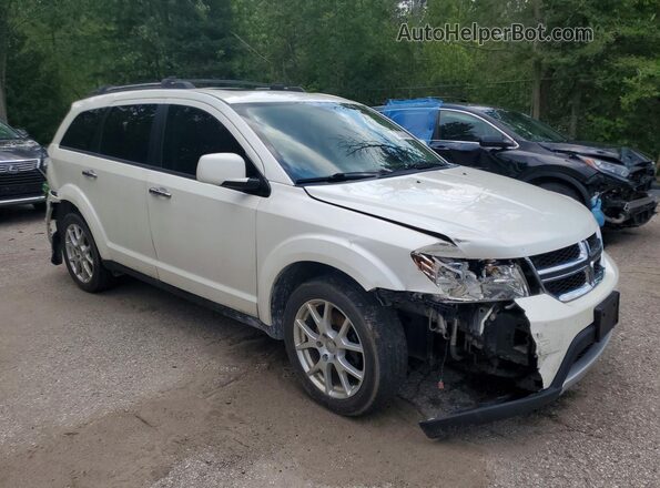 3C4PDDFG0GT111837 2016 DODGE JOURNEY White Front right
