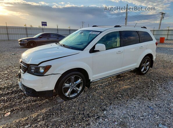 3C4PDDGG0JT156282 2018 DODGE JOURNEY White Tył lewy