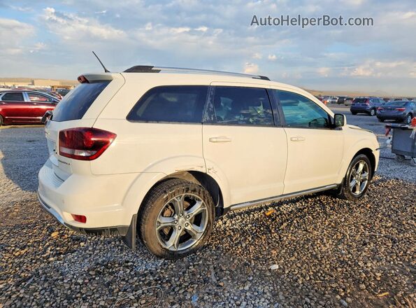 3C4PDDGG0JT156282 2018 DODGE JOURNEY White Przód prawy