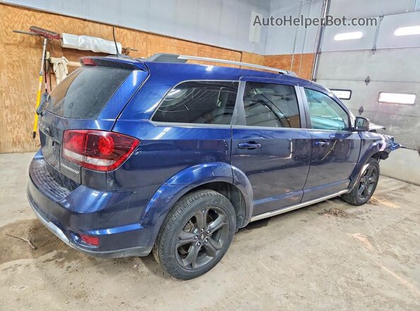 3C4PDDGG0JT523195 2018 DODGE JOURNEY Blue Trasero derecho