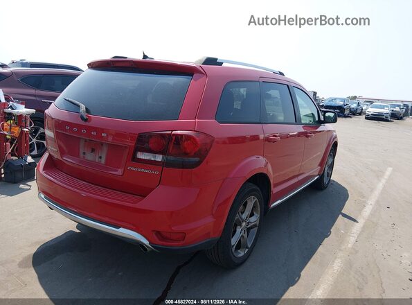 3C4PDDGG1GT108492 2016 DODGE JOURNEY Red Tył prawy