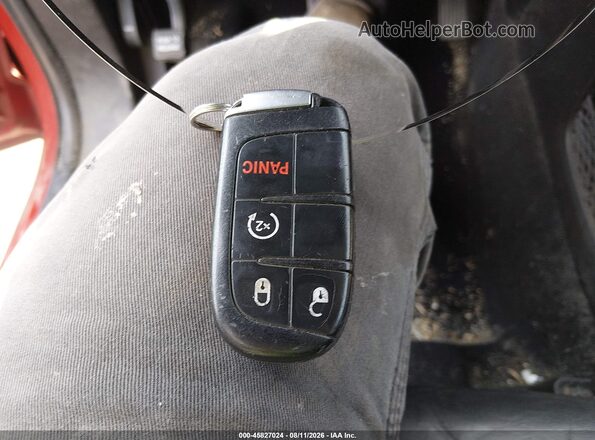 3C4PDDGG1GT108492 2016 DODGE JOURNEY Red Widok deski rozdzielczej