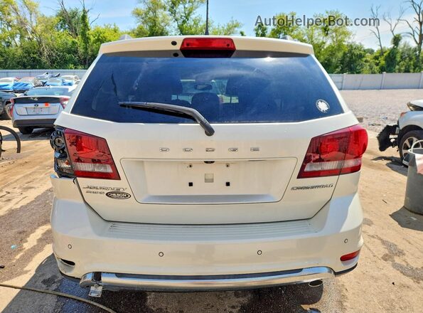 3C4PDDGG1GT189977 2016 DODGE JOURNEY White Вид ззаду