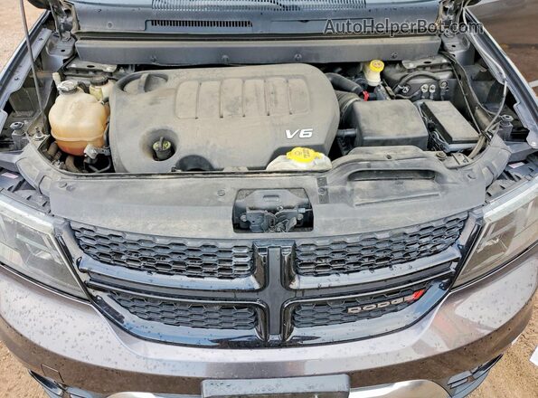 3C4PDDGG2GT190071 2016 DODGE JOURNEY Gray ძრავის განყოფილების ხედი