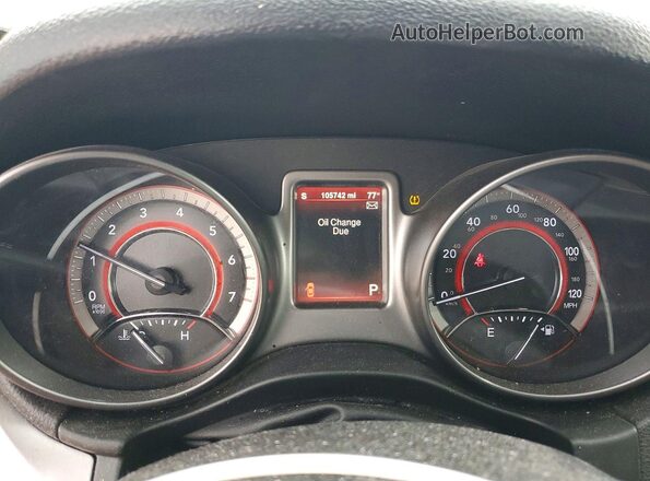 3C4PDDGG2GT190071 2016 DODGE JOURNEY Gray ხელსაწყოთა პანელის ხედი