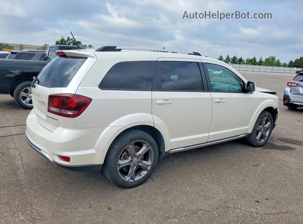 3C4PDDGG2HT549100 2017 DODGE JOURNEY Белый Задняя правая четверть